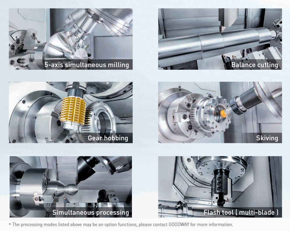 Goodway GMT-2000 - Machining operations