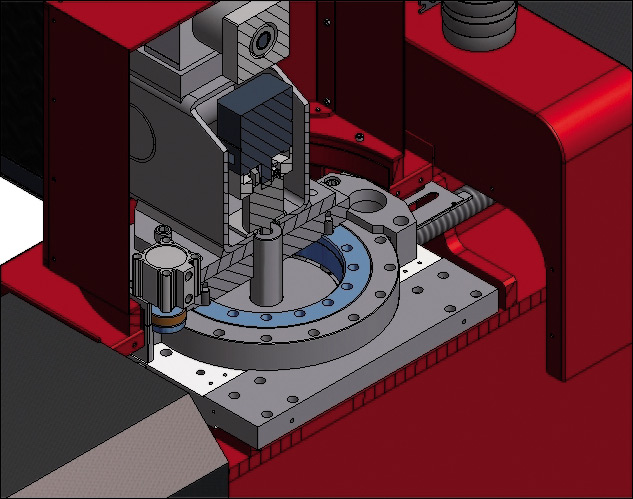 Waterjet FBR510 Revolving Head Illustration