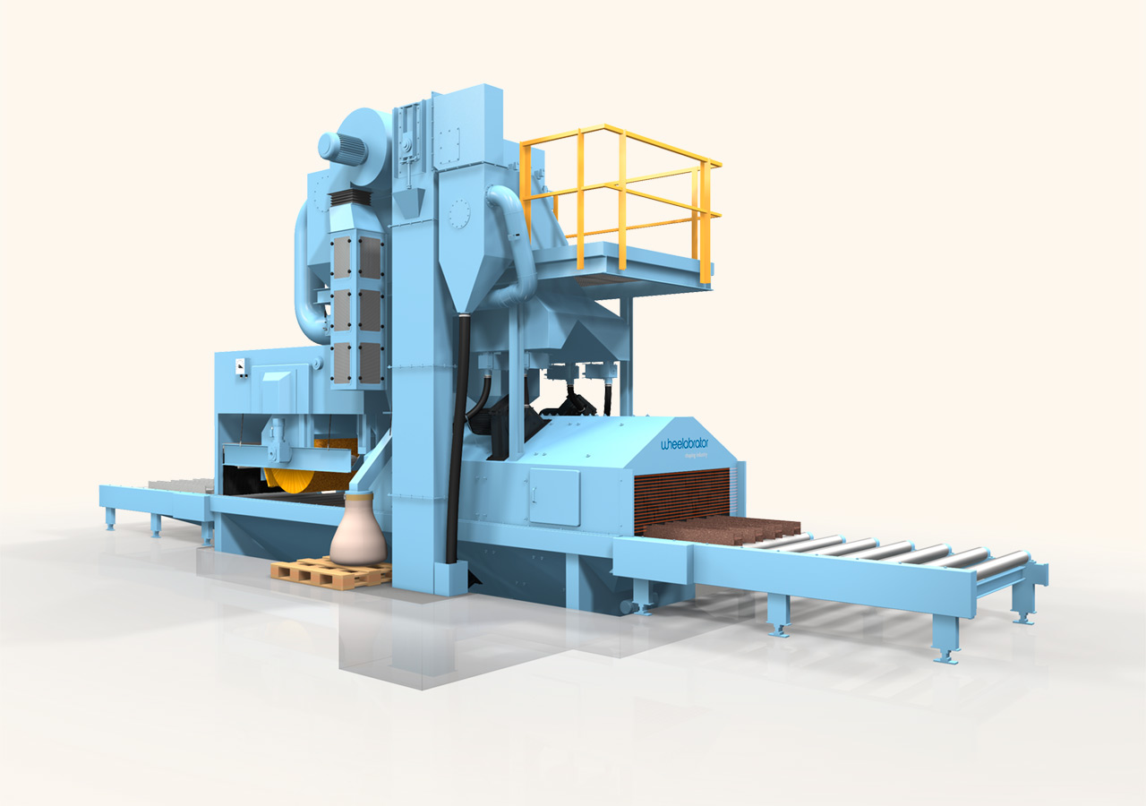 SmartLine Roller Conveyor Shot Blast Machine