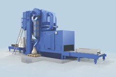 SmartLine Roller Conveyor Shot Blast Machine